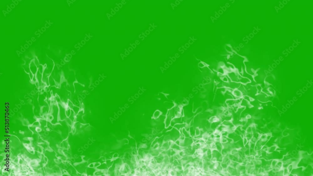 Flowing water motion graphics with green screen background Flowing water motion graphics with green screen background