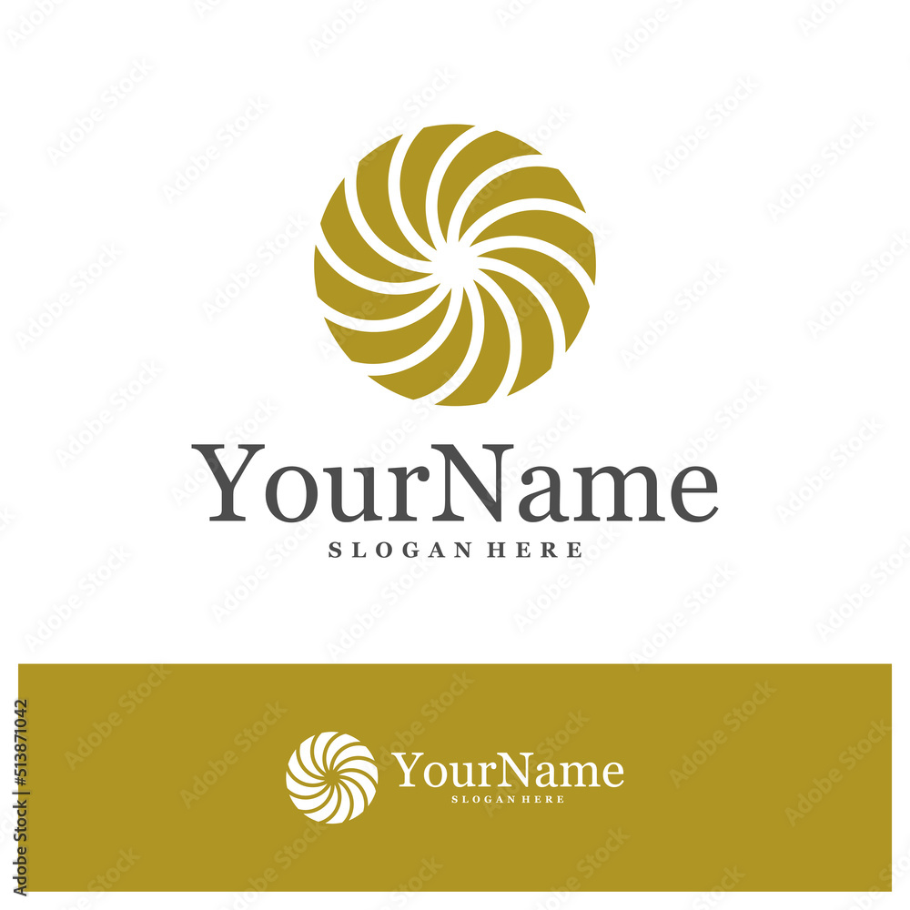Spiral Logo Design Template. Hurricane cyclone wind logo concept vector. Creative Icon Symbol Spiral Logo Design Template. Hurricane cyclone wind logo concept vector. Creative Icon Symbol