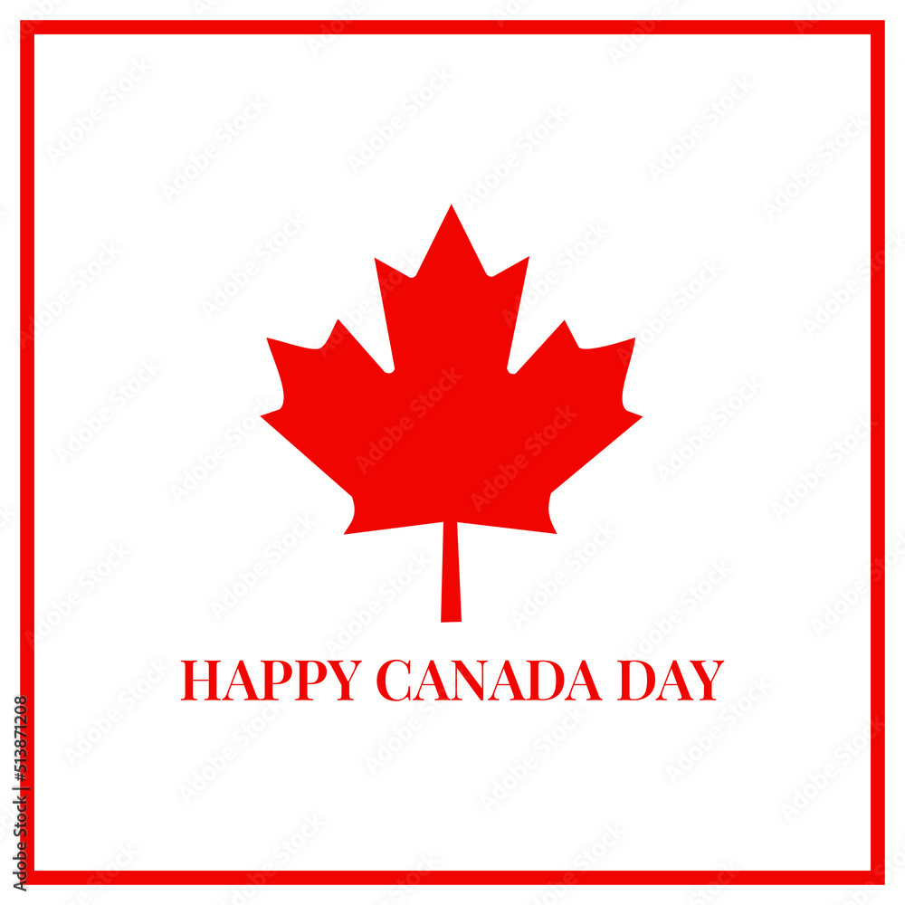 Happy canada day post. canadian maple leaf. canada day Happy canada day post. canadian maple leaf. canada day