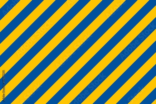 Blue yellow diagonal stripes pattern. Abstract background. Vector illustration.