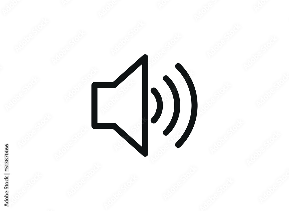 Speaker icon vector. volume icon vector. loudspeaker icon vector. Speaker icon vector. volume icon vector. loudspeaker icon vector.