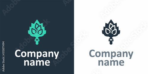 Logotype Sauna broom icon isolated on white background. Broom from birch twigs, branches for Russian steam bath, sauna, washhouse. Logo design template element. Vector