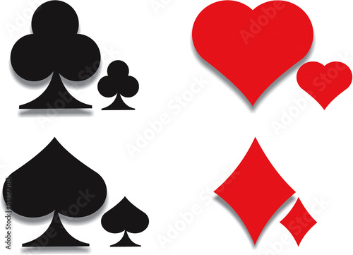 Black And Red Aces Vector illustration of a set of black and red icons.  Playing Card stock vector
Description

Vector illustration of a set of black and red playing card aces. photo