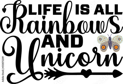 rainbow svg design cut files