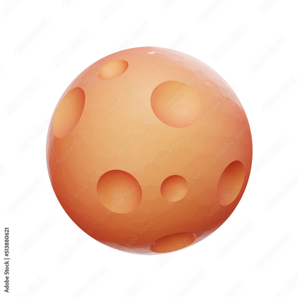 Fototapeta premium Premium planet icon 3d rendering on isolated background