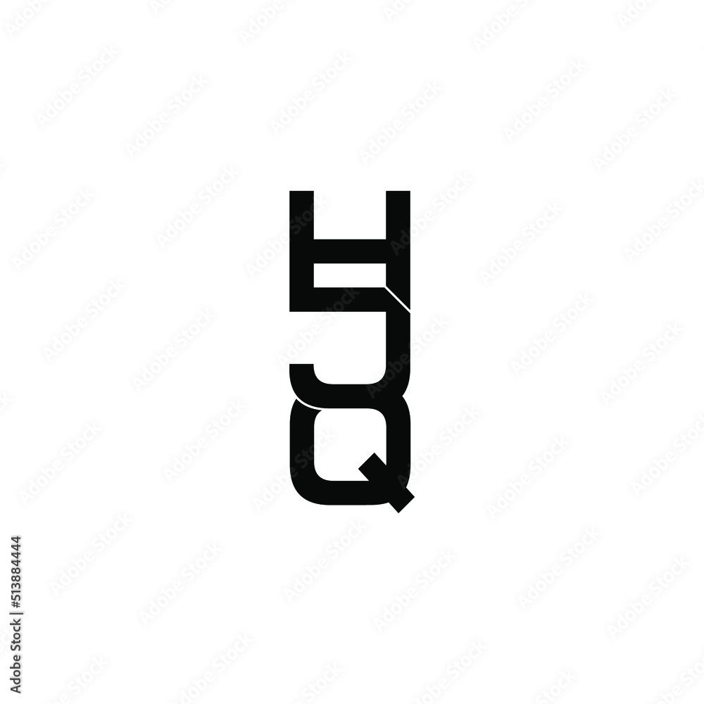 hjq letter original monogram logo design hjq letter original monogram logo design
