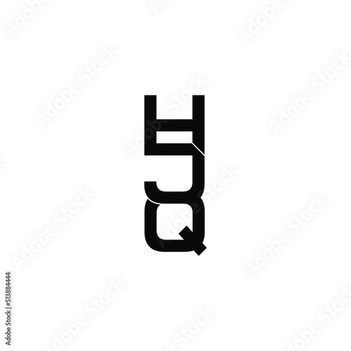 hjq letter original monogram logo design