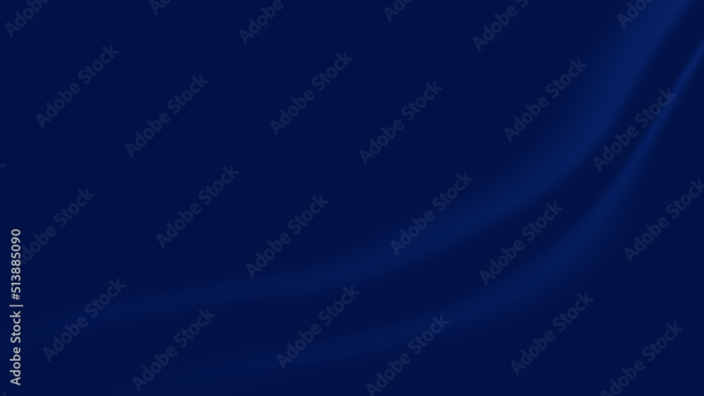 Fototapeta premium abstract blank blue soft creased satin fabric folding texture background for decorative graphic design 