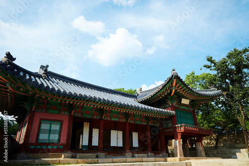 Korean traditional palace, travel in Korea 
