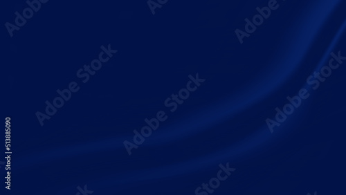 abstract blank blue soft creased satin fabric folding texture background for decorative graphic design
