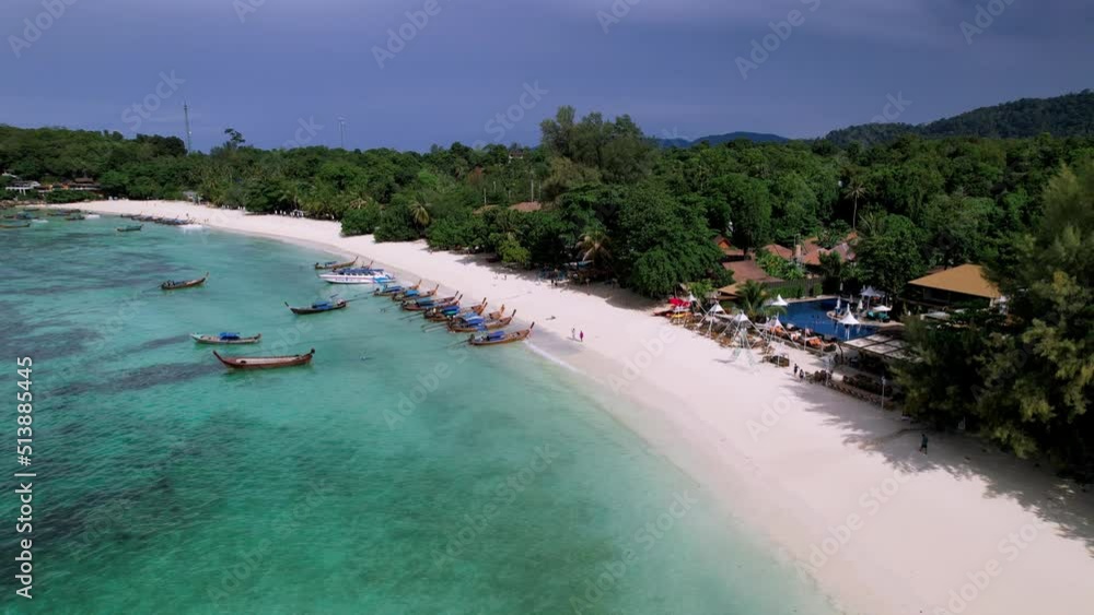 Aerial photograph of the sea, Koh Lipe, Thailand with a drone. Aerial photograph of the sea, Koh Lipe, Thailand with a drone.