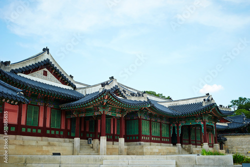 Korean traditional palace, travel in Korea
