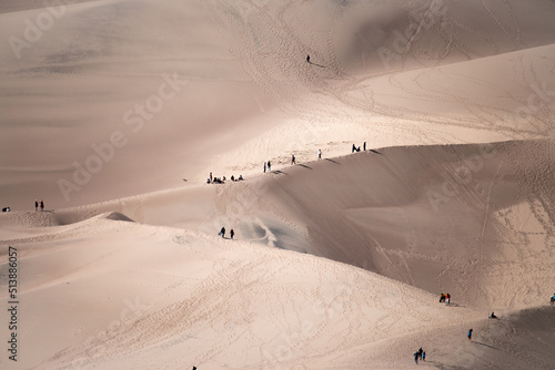 Great Sand Dunes National Park & Presserve in autumn. photo