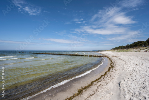 Sandstrand bei Neuendorf auf der Insel Hidensee