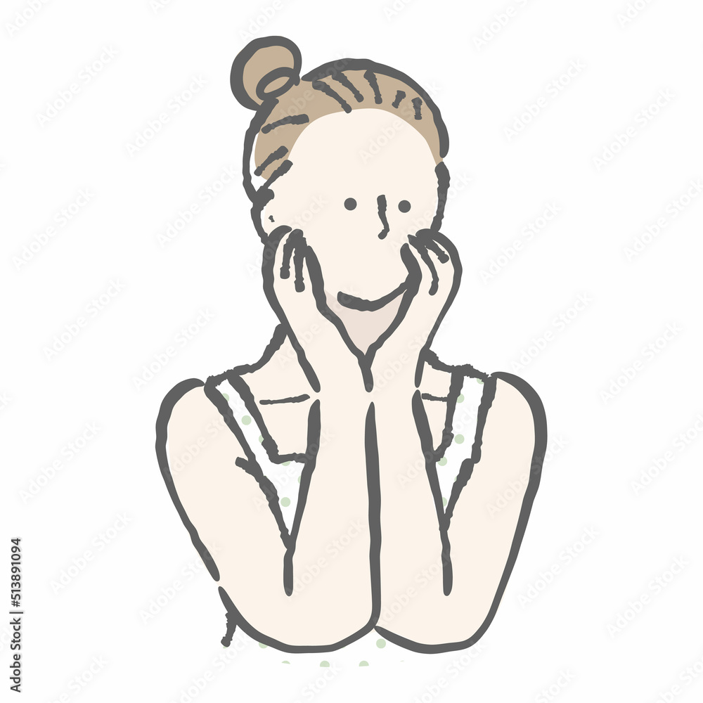 女性 美容 イラスト 女性 美容 イラスト