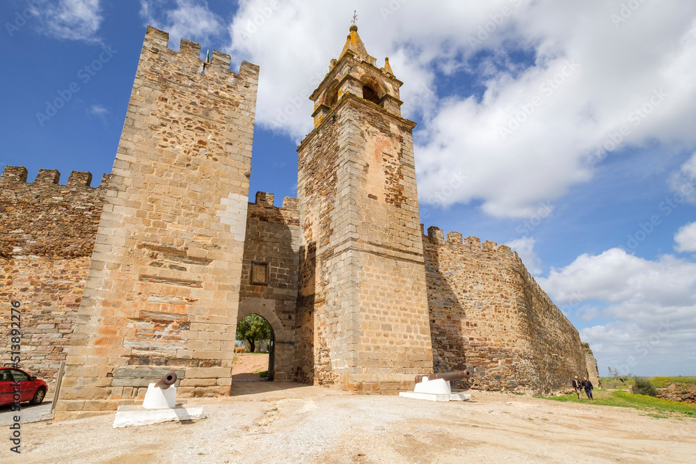 castillo de Mourão, siglo XIV, Mourão, Distrito de Évora, Alentejo, Portugal
