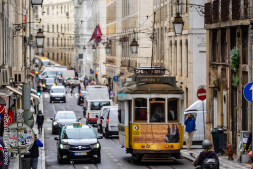 tranvía, Lisboa,  Portugal © Tolo