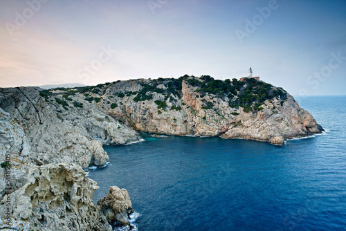 Faro de Capdepera, año 1861.Mallorca.Islas Baleares. España.