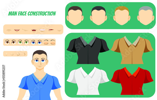 Man Face Construction