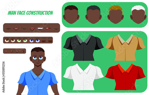 Man Face Construction
