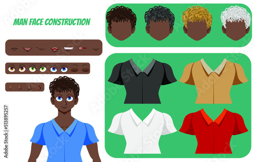 Man Face Construction