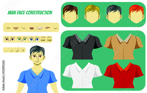 Man Face Construction