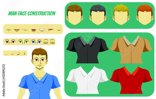 Man Face Construction