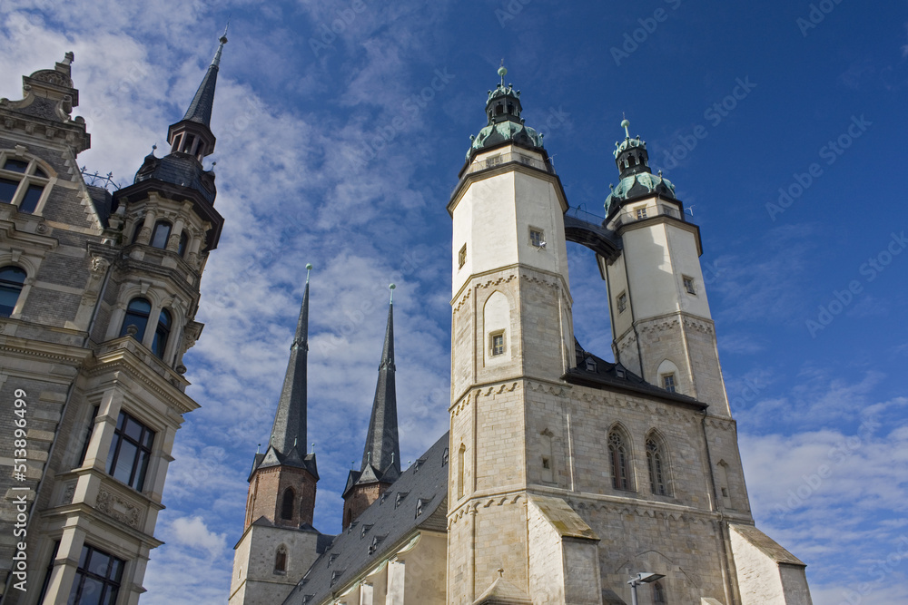 Church of St. Mary (or Marktkirche) in Halle, Germany