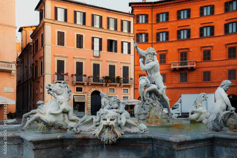 fountain in piazza navona rome