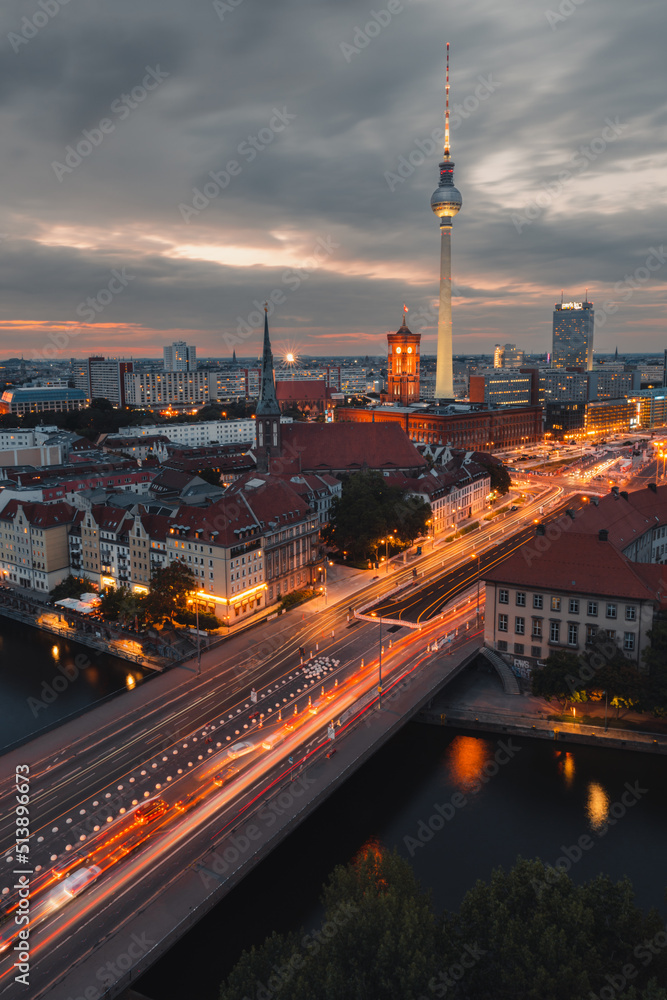 Fototapeta premium berlin skyline view