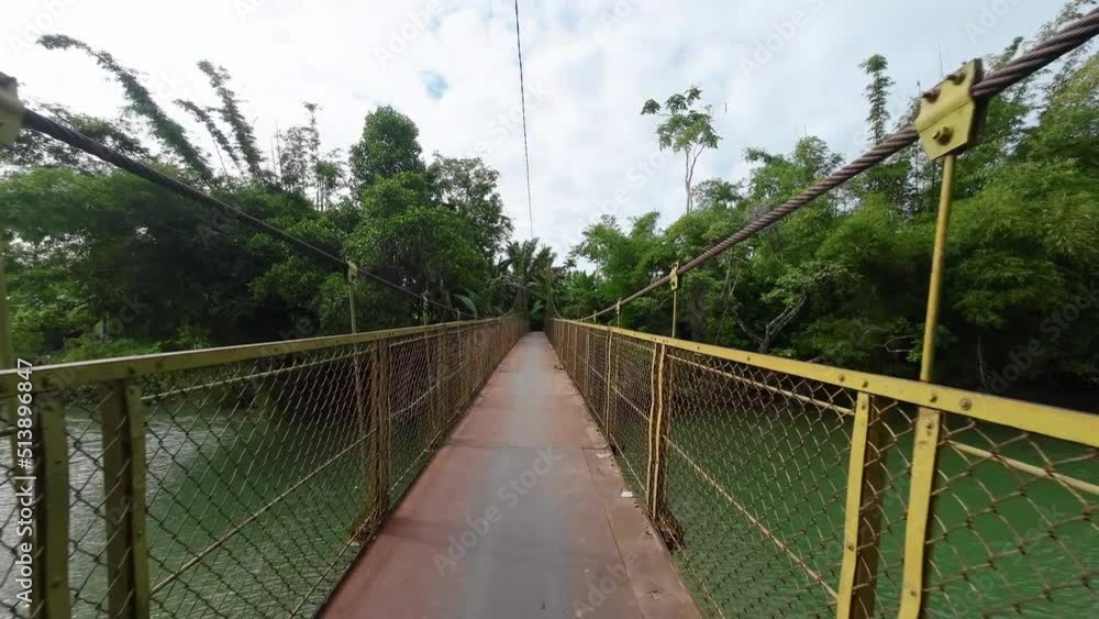 cross the river with a small bridge
