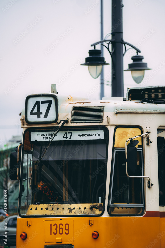 Fototapeta premium tram in budapest