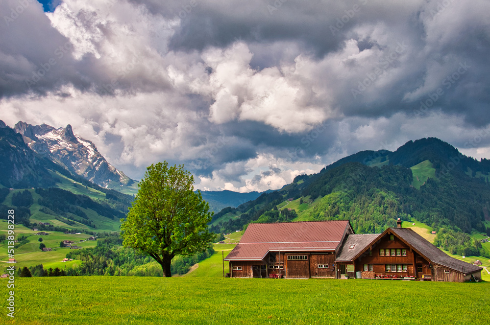 Stormy skies, Appenzellerland, Switzerland