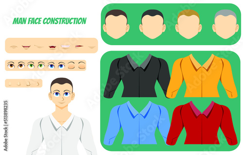 Man Face Construction