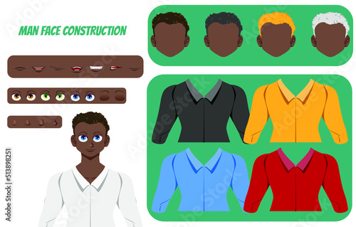 Man Face Construction