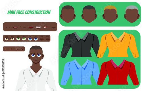 Man Face Construction