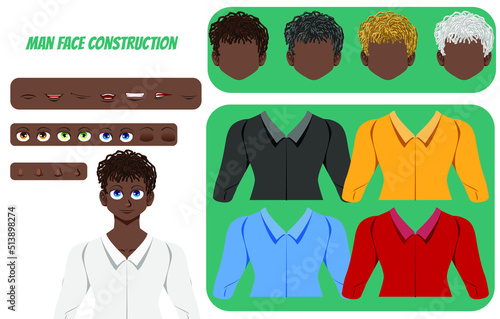 Man Face Construction