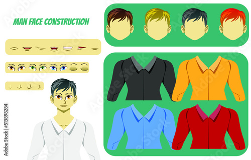Man Face Construction