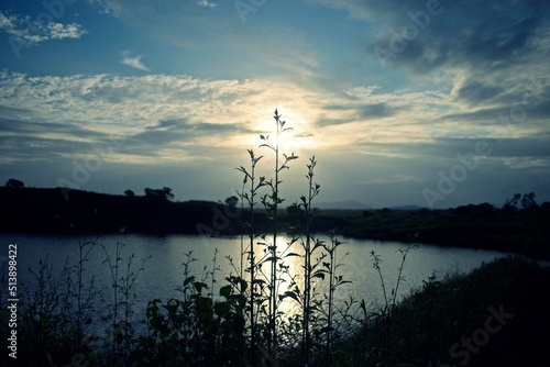 landscape with lake  © sumit