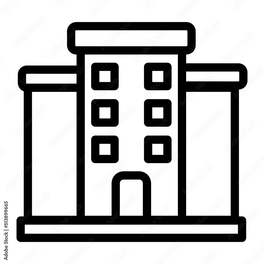 Hotel line icon Hotel line icon