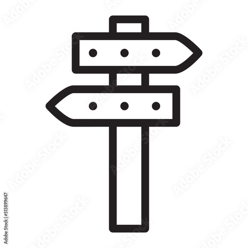 Direction line icon