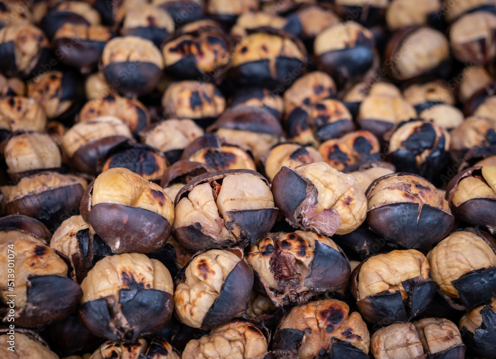 heap of the roasted chestnuts heap of the roasted chestnuts