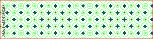Buryat Mongolian traditional ornament vector illustration pattern