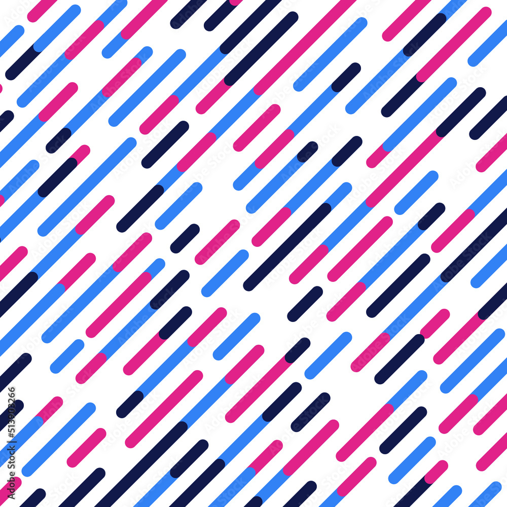 Seamless abstract diagonal rounded lines vector background Seamless abstract diagonal rounded lines vector background