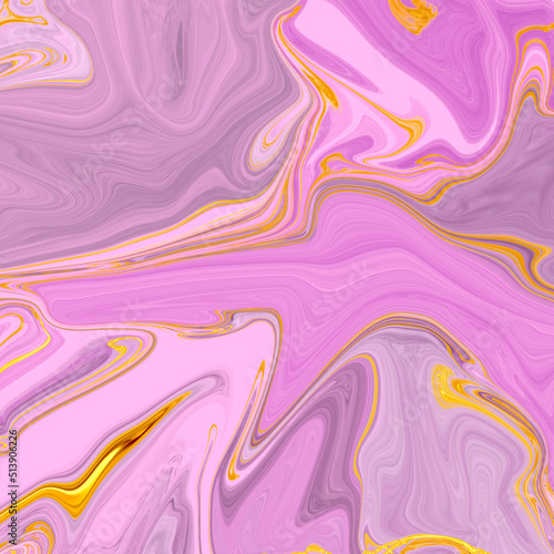 high resolution. fluid in the technique of alcohol ink, a mixture of shades of pink, gold, yellow paints. Imitation of marble stone