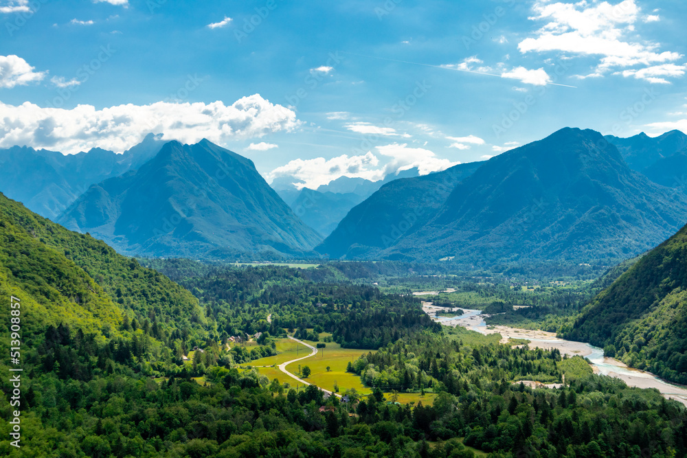 Wanderung zum Boka Wasserfall im Soca-Valley - Bovec - Slowenien