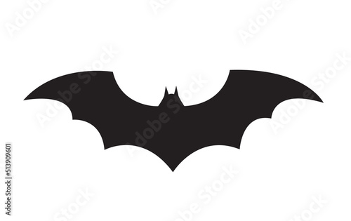 bat icon vector illustration