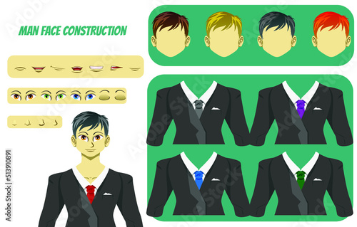 Man Face Construction