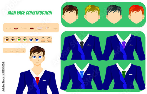 Man Face Construction