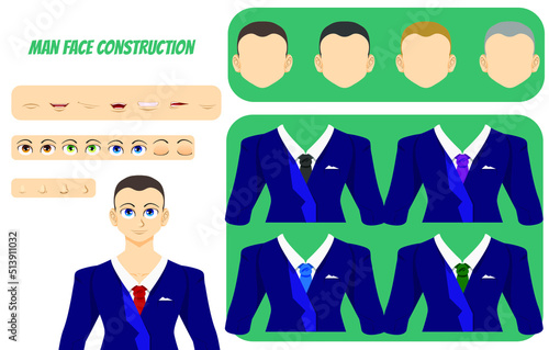 Man Face Construction
